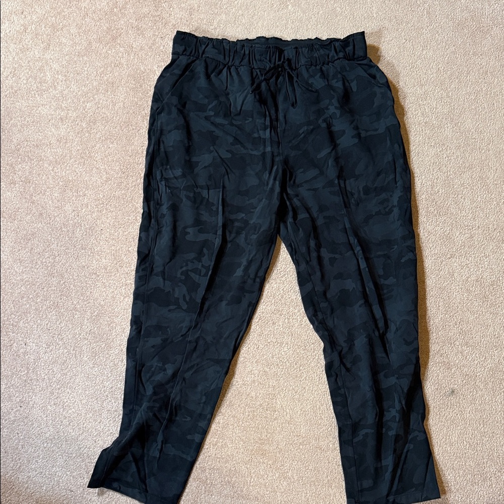 Black Camouflage Pants
